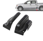 Fit For 2009-2014 Ford F-150 F150 4 Door Crew Cab Steel Cab Corners Pair Black